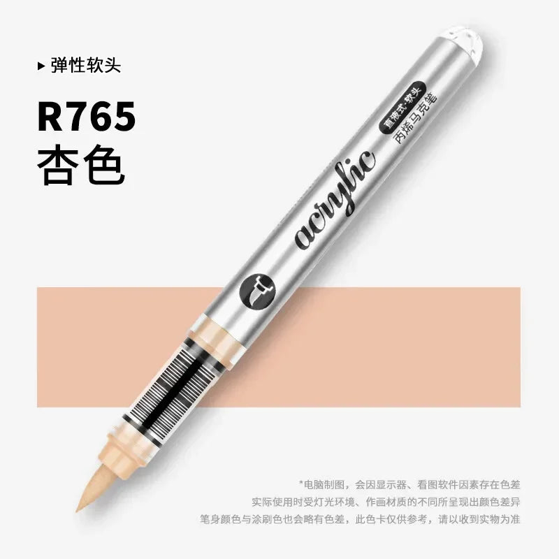 Buy The Best By Artsulli - Art is Long Life Short - 1 PC 120 Acrylic Markers Paint Pens Brush Tip For Rock Painting Wood Canvas School