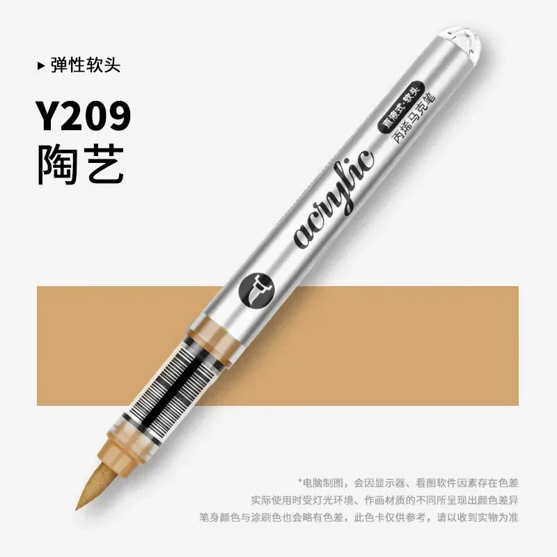 Buy The Best By Artsulli - Art is Long Life Short - 1 PC 120 Acrylic Markers Paint Pens Brush Tip For Rock Painting Wood Canvas School