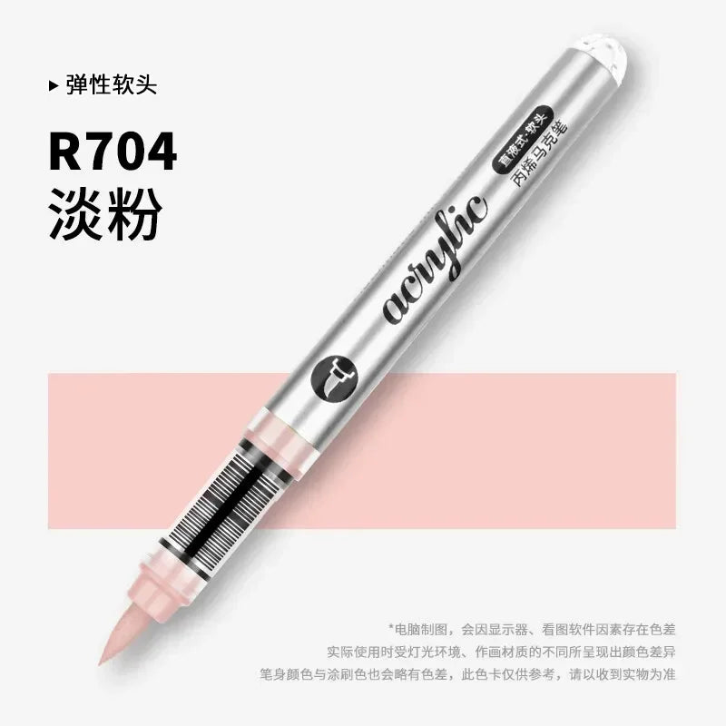Buy The Best By Artsulli - Art is Long Life Short - 1 PC 120 Acrylic Markers Paint Pens Brush Tip For Rock Painting Wood Canvas School
