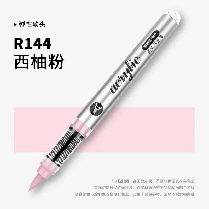 Buy The Best By Artsulli - Art is Long Life Short - 1 PC 120 Acrylic Markers Paint Pens Brush Tip For Rock Painting Wood Canvas School