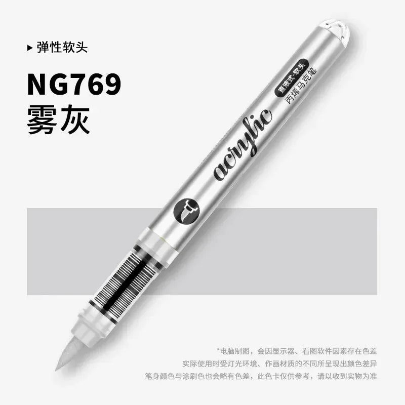 Buy The Best By Artsulli - Art is Long Life Short - 1 PC 120 Acrylic Markers Paint Pens Brush Tip For Rock Painting Wood Canvas School