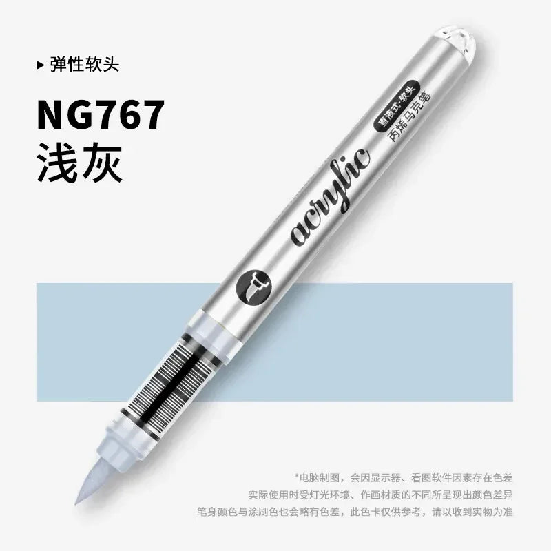 Buy The Best By Artsulli - Art is Long Life Short - 1 PC 120 Acrylic Markers Paint Pens Brush Tip For Rock Painting Wood Canvas School