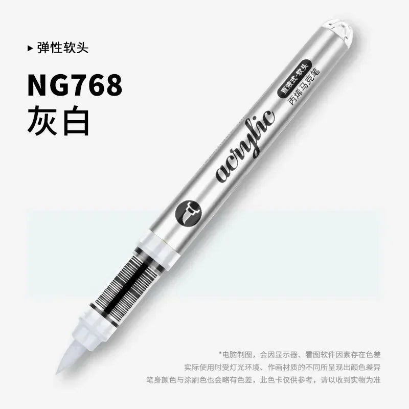 Buy The Best By Artsulli - Art is Long Life Short - 1 PC 120 Acrylic Markers Paint Pens Brush Tip For Rock Painting Wood Canvas School