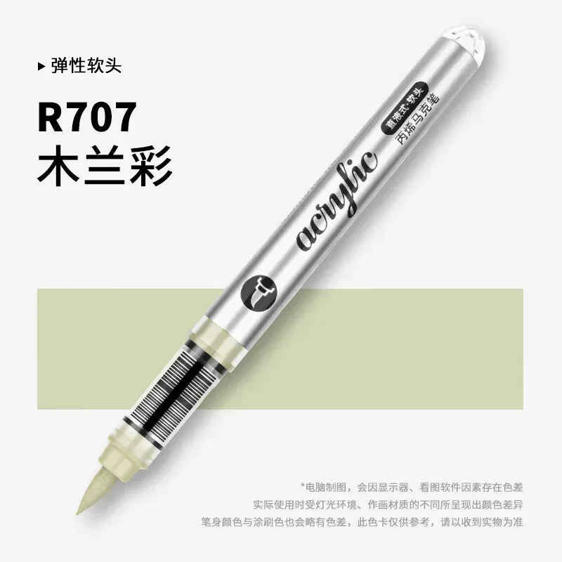 Buy The Best By Artsulli - Art is Long Life Short - 1 PC 120 Acrylic Markers Paint Pens Brush Tip For Rock Painting Wood Canvas School