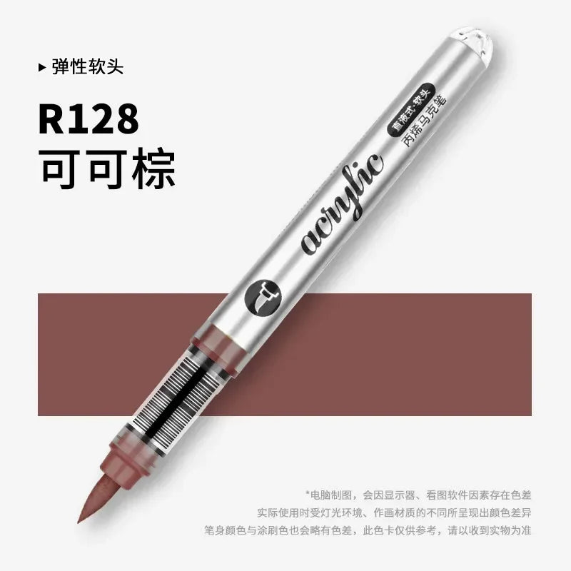 Buy The Best By Artsulli - Art is Long Life Short - 1 PC 120 Acrylic Markers Paint Pens Brush Tip For Rock Painting Wood Canvas School