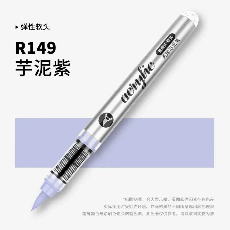 Buy The Best By Artsulli - Art is Long Life Short - 1 PC 120 Acrylic Markers Paint Pens Brush Tip For Rock Painting Wood Canvas School