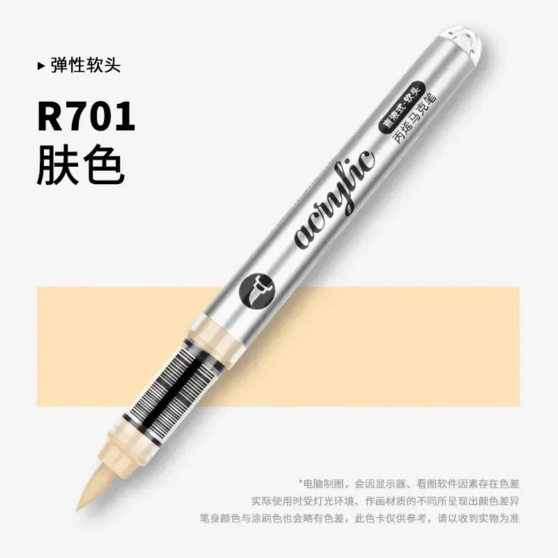 Buy The Best By Artsulli - Art is Long Life Short - 1 PC 120 Acrylic Markers Paint Pens Brush Tip For Rock Painting Wood Canvas School
