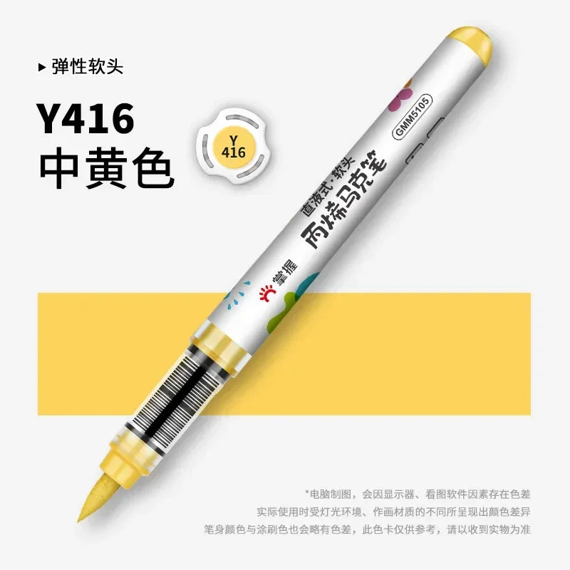 Buy The Best By Artsulli - Art is Long Life Short - 1 PC 36 Colors Marker Acrylic Graffiti Waterproof Sketch Oily Alcohol Based Pens