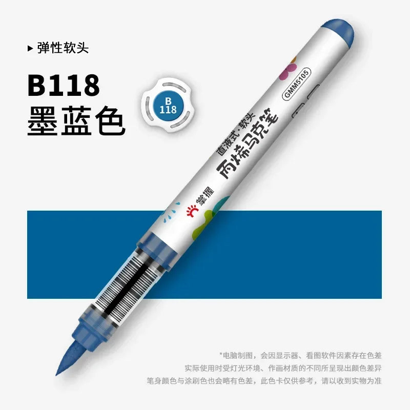 Buy The Best By Artsulli - Art is Long Life Short - 1 PC 36 Colors Marker Acrylic Graffiti Waterproof Sketch Oily Alcohol Based Pens