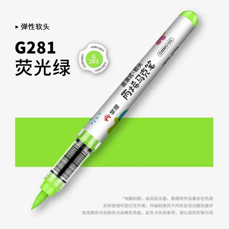 Buy The Best By Artsulli - Art is Long Life Short - 1 PC 36 Colors Marker Acrylic Graffiti Waterproof Sketch Oily Alcohol Based Pens