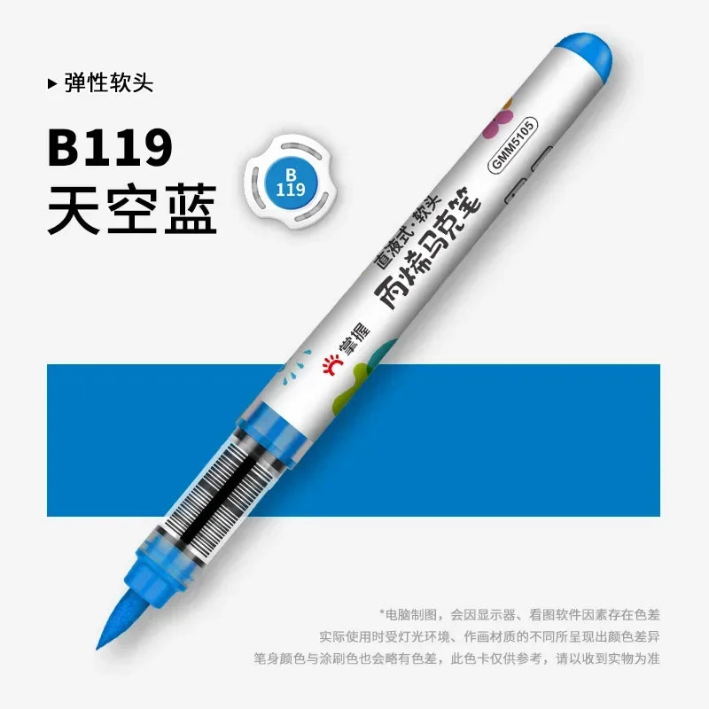 Buy The Best By Artsulli - Art is Long Life Short - 1 PC 36 Colors Marker Acrylic Graffiti Waterproof Sketch Oily Alcohol Based Pens