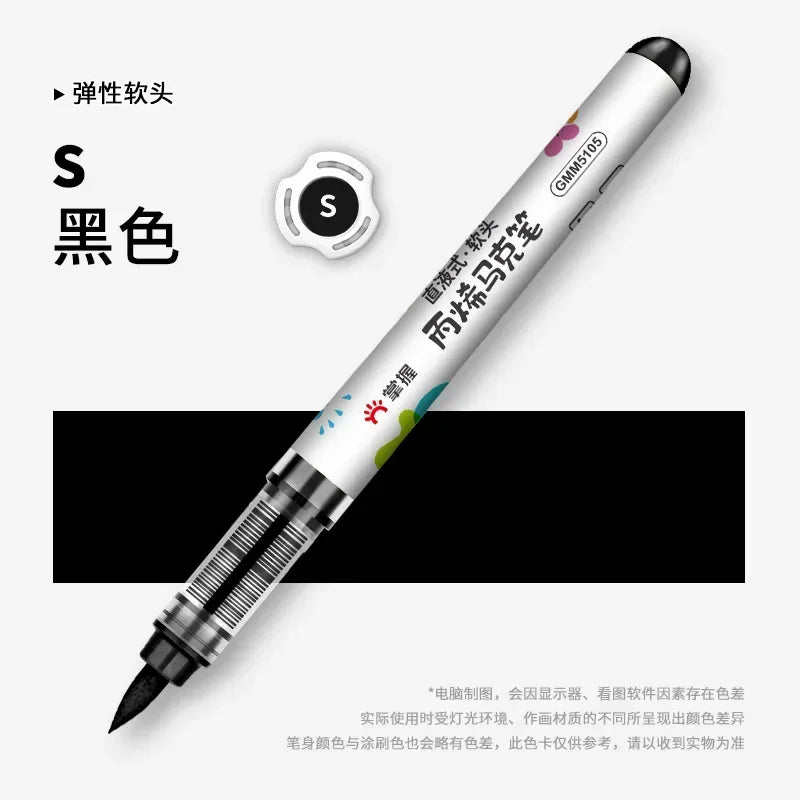 Buy The Best By Artsulli - Art is Long Life Short - 1 PC 36 Colors Marker Acrylic Graffiti Waterproof Sketch Oily Alcohol Based Pens