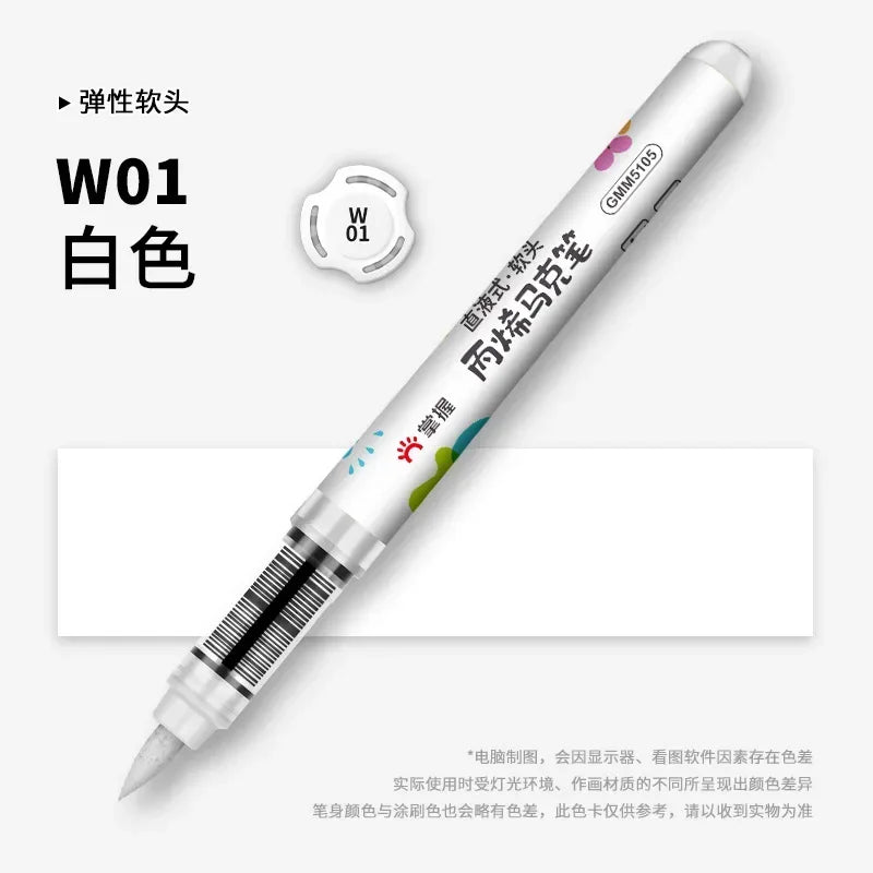 Buy The Best By Artsulli - Art is Long Life Short - 1 PC 36 Colors Marker Acrylic Graffiti Waterproof Sketch Oily Alcohol Based Pens