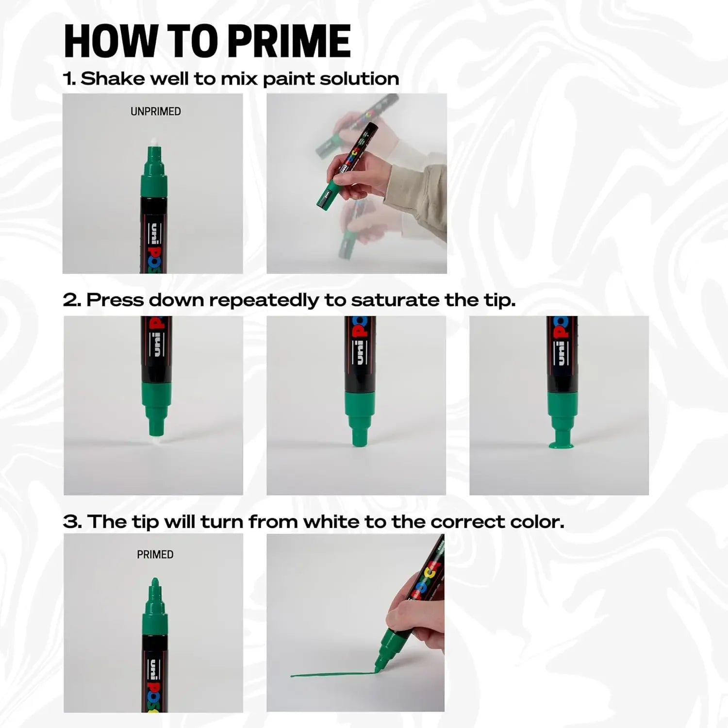 Buy The Best By Artsulli - Art is Long Life Short - 1 PC Japan Uni Posca Paint Marker Pen,PC-3M 0.9-1.3mm Acrylic Pen For CD Metal Glass