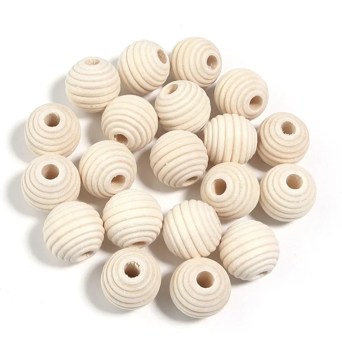 Buy The Best By Artsulli - Art is Long Life Short - 10-100pcs 6-30mm Natural Wood Beads Round Unfinished Wooden Balls for DIY Crafts Kids