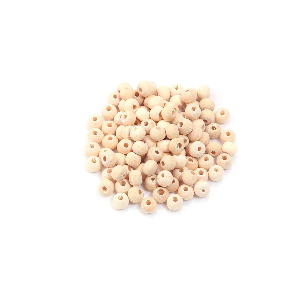Buy The Best By Artsulli - Art is Long Life Short - 10-100pcs 6-30mm Natural Wood Beads Round Unfinished Wooden Balls for DIY Crafts Kids