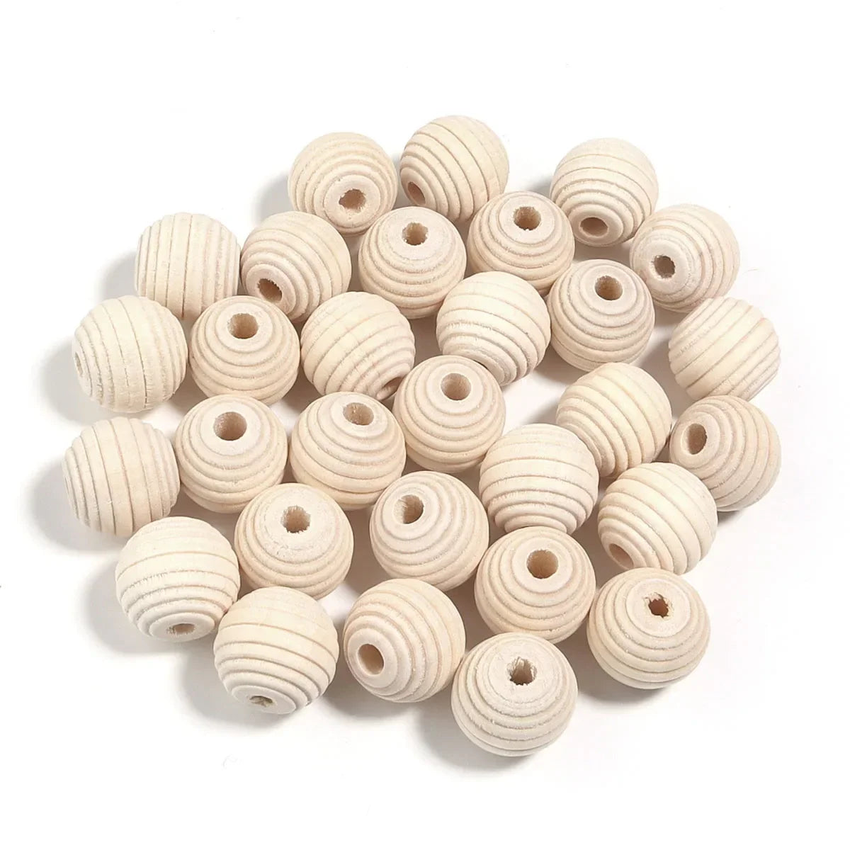 Buy The Best By Artsulli - Art is Long Life Short - 10-100pcs 6-30mm Natural Wood Beads Round Unfinished Wooden Balls for DIY Crafts Kids