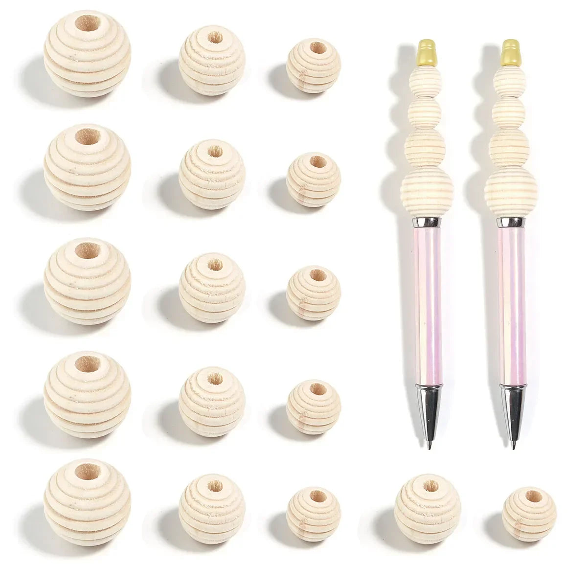 Buy The Best By Artsulli - Art is Long Life Short - 10-100pcs 6-30mm Natural Wood Beads Round Unfinished Wooden Balls for DIY Crafts Kids