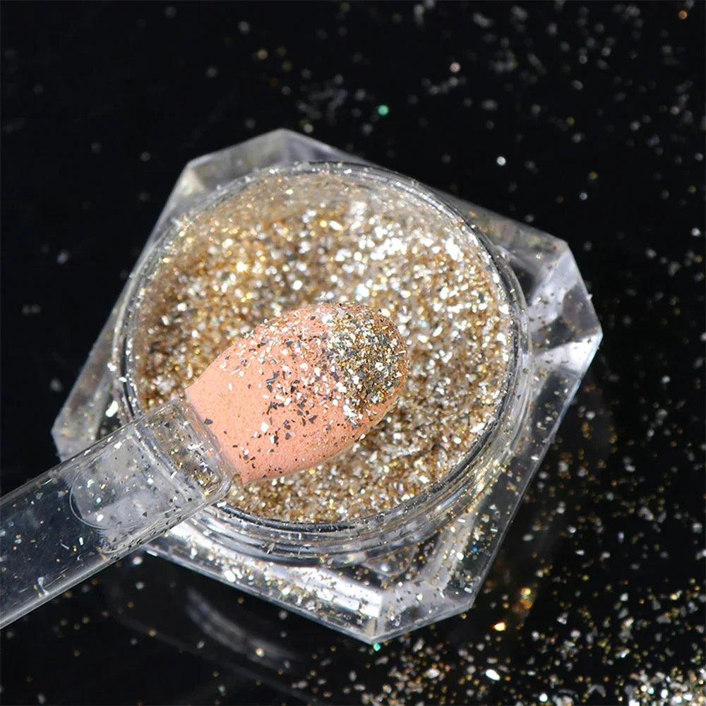 Buy The Best By Artsulli - Art is Long Life Short - 10/30/50/100Pcs Nail Brush Double Sided Chrome Powder Applicator Sponge Sticks Supplies