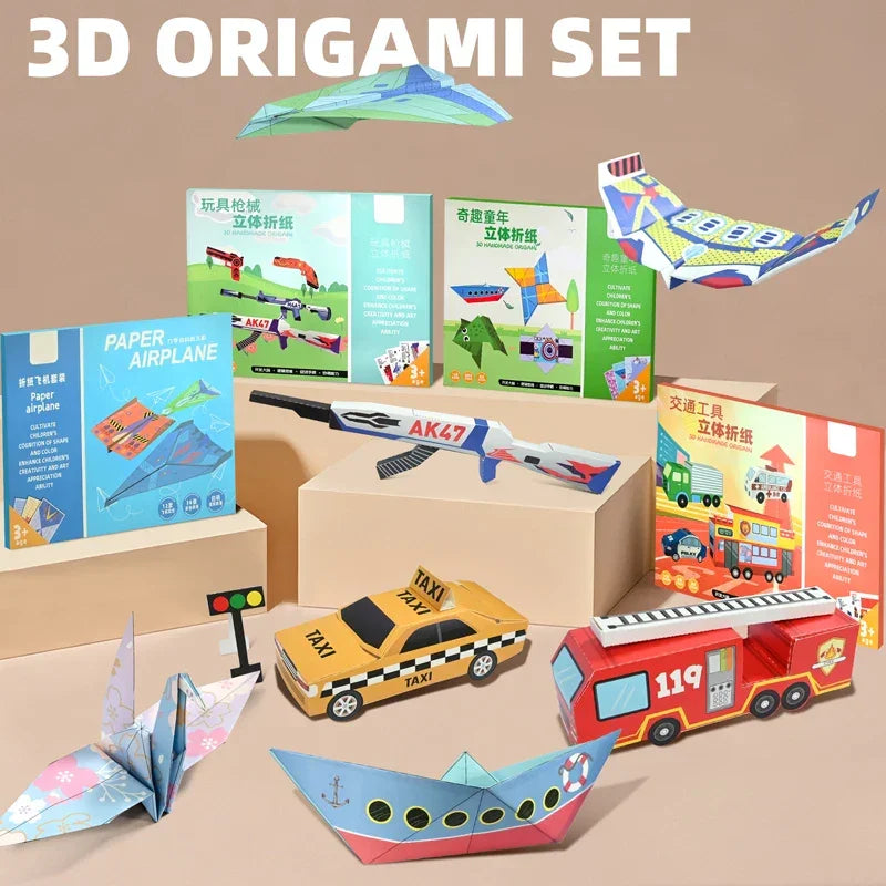 Buy The Best By Artsulli - Art is Long Life Short - 10/36/37 Sheets Origami Kit DIY Paper Craft Projects Supplies Montessori Educational