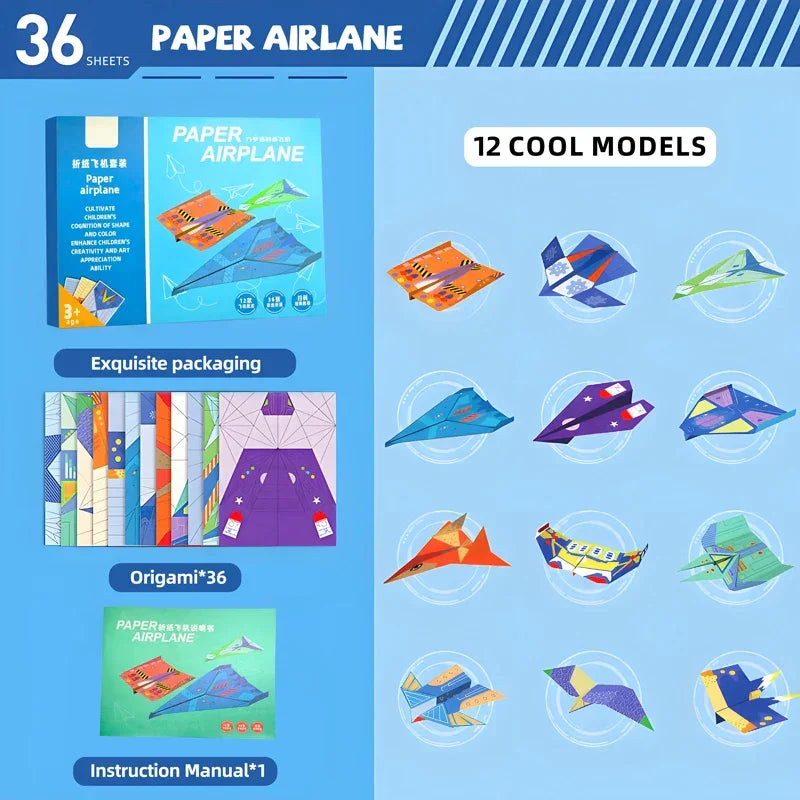 Buy The Best By Artsulli - Art is Long Life Short - 10/36/37 Sheets Origami Kit DIY Paper Craft Projects Supplies Montessori Educational