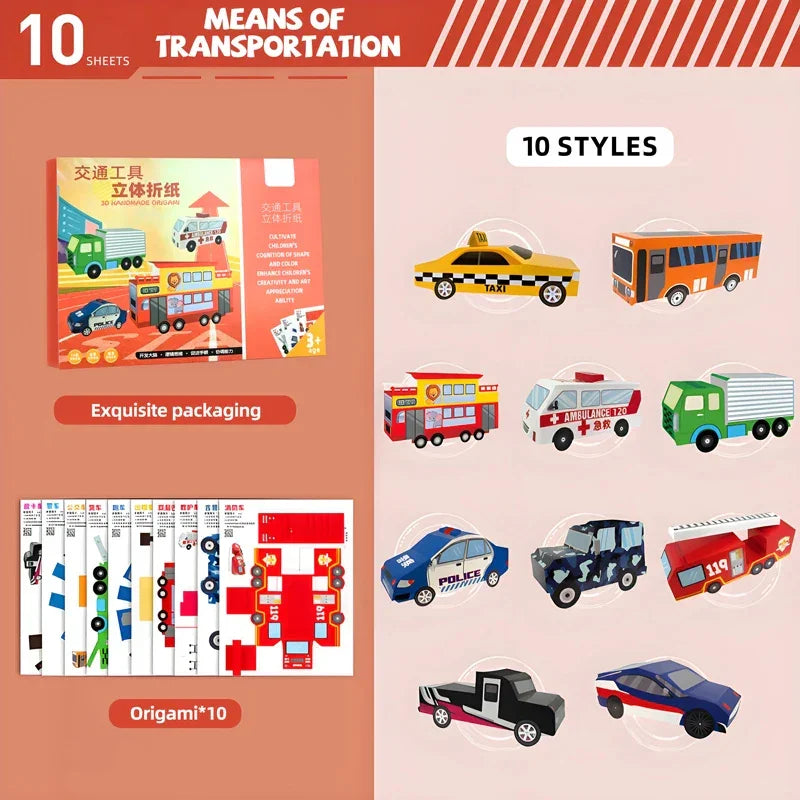 Buy The Best By Artsulli - Art is Long Life Short - 10/36/37 Sheets Origami Kit DIY Paper Craft Projects Supplies Montessori Educational