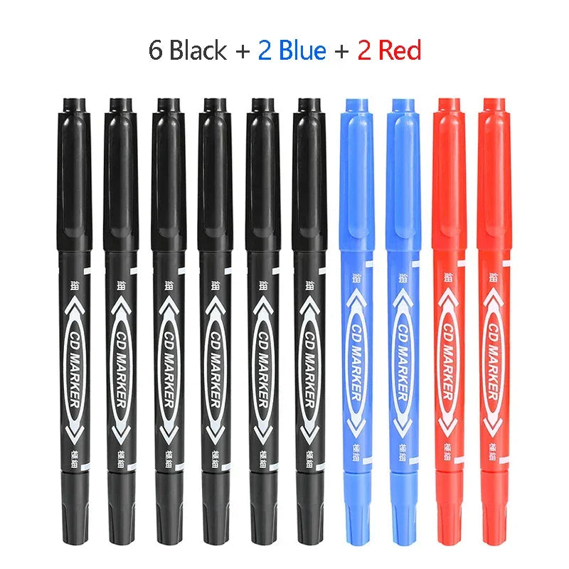 Buy The Best By Artsulli - Art is Long Life Short - 10 PCS Permanent Markers Pens Manga Waterproof Double Sided Colored Oily Ink Sketch