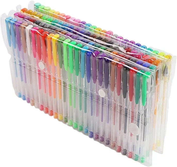 Buy The Best By Artsulli - Art is Long Life Short - 100/5Pcs Gel Pen Set 100 Colored Pens for Coloring Books Drawing Doodle Crafts