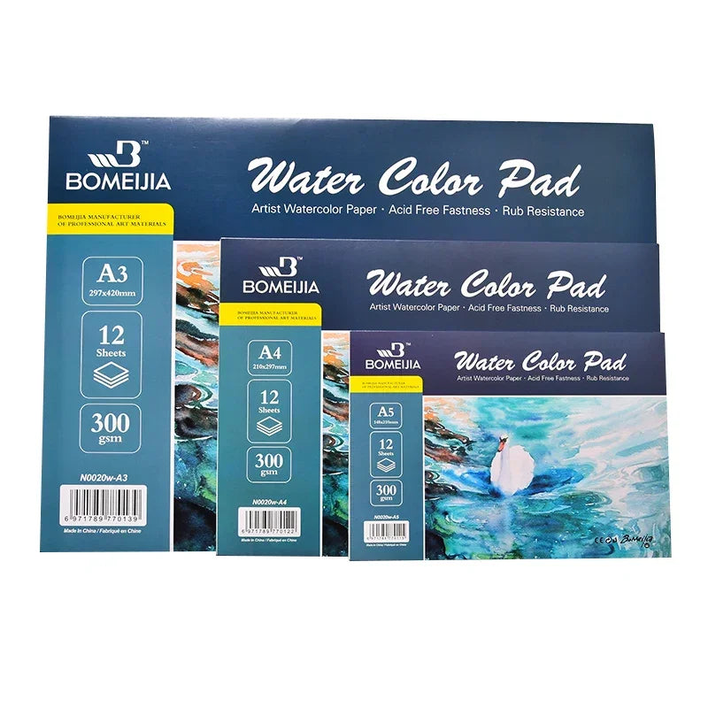 Buy The Best By Artsulli - Art is Long Life Short - 100% Cotton Watercolor Sketchbook 300g/m2 Water Color Drawing Paper Book Student