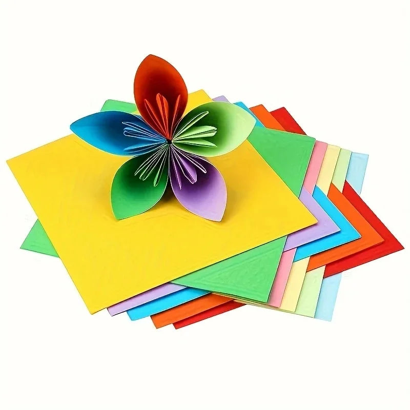 Buy The Best By Artsulli - Art is Long Life Short - 100 sheets of cardstock available in 10 colors for origami art crafts office supplies