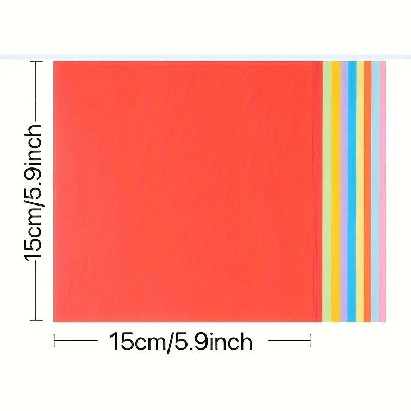 Buy The Best By Artsulli - Art is Long Life Short - 100 sheets of cardstock available in 10 colors for origami art crafts office supplies