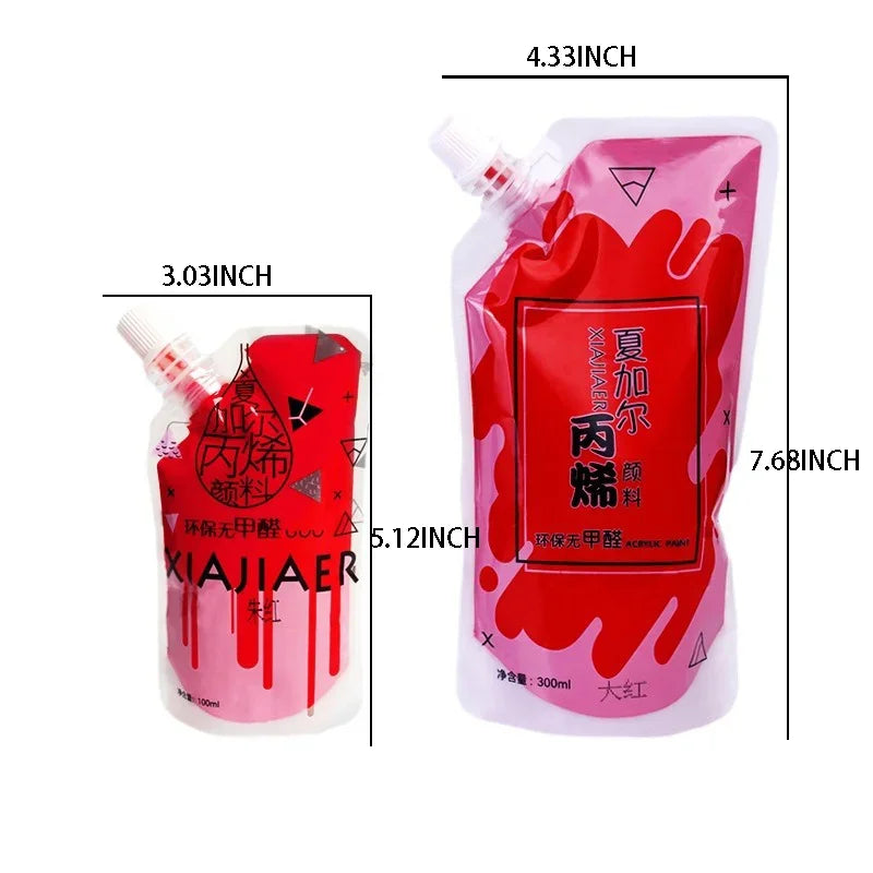 Buy The Best By Artsulli - Art is Long Life Short - 100ML/64 color bag Chagall Acrylic Paint Fine Artist Student Painting Graffiti DIY art