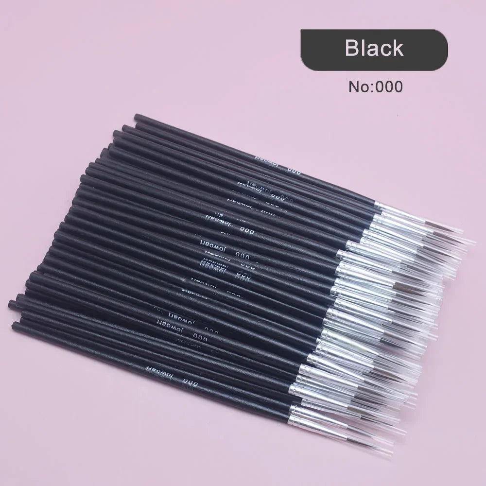 Buy The Best By Artsulli - Art is Long Life Short - 100Pcs/Set Fine Hand-painted Thin Hook Line Pen Multicolor Baton Drawing Paint Brush