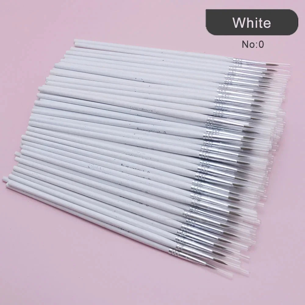 Buy The Best By Artsulli - Art is Long Life Short - 100Pcs/Set Fine Hand-painted Thin Hook Line Pen Multicolor Baton Drawing Paint Brush