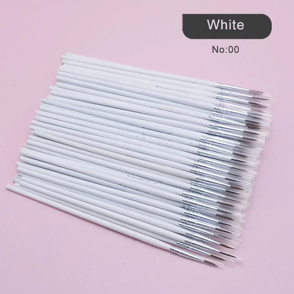 Buy The Best By Artsulli - Art is Long Life Short - 100Pcs/Set Fine Hand-painted Thin Hook Line Pen Multicolor Baton Drawing Paint Brush