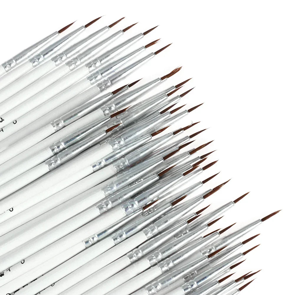 Buy The Best By Artsulli - Art is Long Life Short - 10pcs 0.7/1.1/1.5cm Fine Hand Painted Thin Hook Line Pen Supplies Drawing Paint Brush