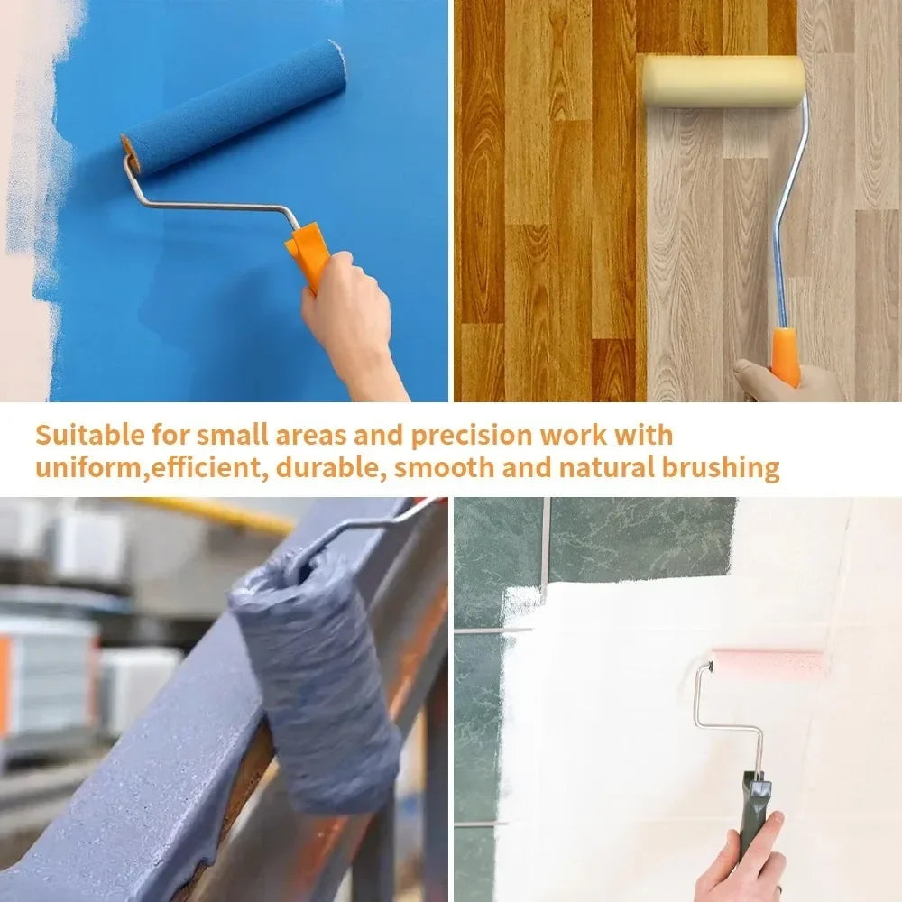 Buy The Best By Artsulli - Art is Long Life Short - 10PCS 100mm Mini White Durable Foam Paint Roller Sleeves Painting Decorating Sponge