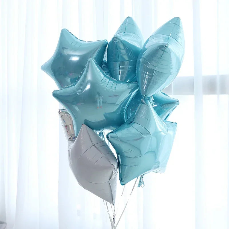 Buy The Best By Artsulli - Art is Long Life Short - 10Pcs 10inch rose gold Silver Foil Star Balloon Birthday Wedding Christmas Party Decor