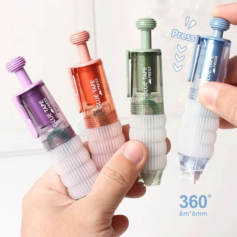 Buy The Best By Artsulli - Art is Long Life Short - 1pc 360° rotating double-sided adhesive tape for manual DIY scrapbook gluing office