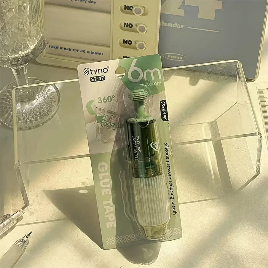 Buy The Best By Artsulli - Art is Long Life Short - 1pc 360° rotating double-sided adhesive tape for manual DIY scrapbook gluing office