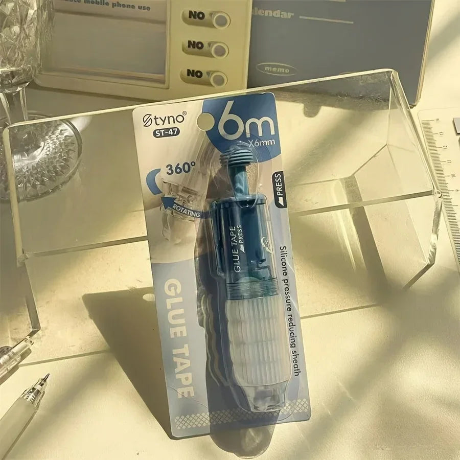 Buy The Best By Artsulli - Art is Long Life Short - 1pc 360° rotating double-sided adhesive tape for manual DIY scrapbook gluing office