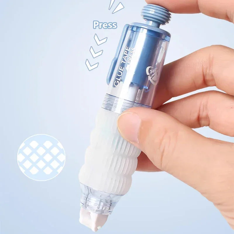 Buy The Best By Artsulli - Art is Long Life Short - 1pc 360° rotating double-sided adhesive tape for manual DIY scrapbook gluing office