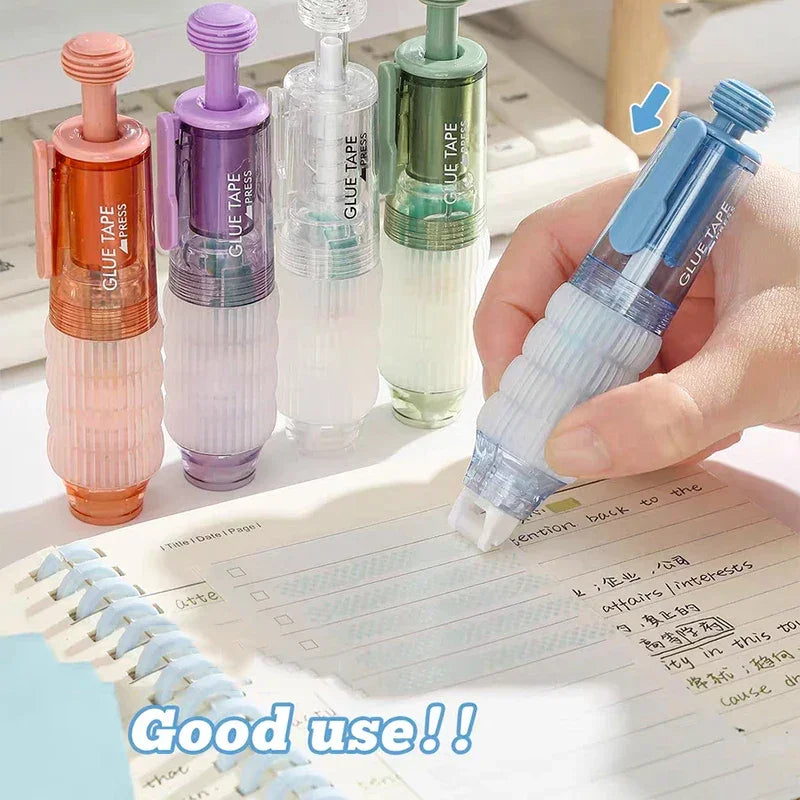 Buy The Best By Artsulli - Art is Long Life Short - 1pc 360° rotating double-sided adhesive tape for manual DIY scrapbook gluing office