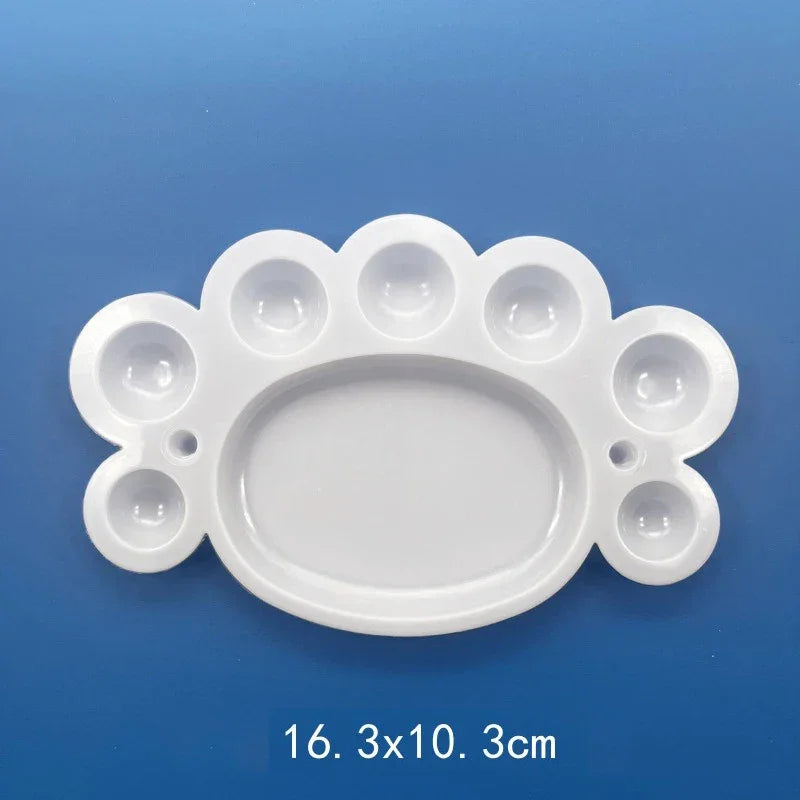 Buy The Best By Artsulli - Art is Long Life Short - 1PC Painting Palette Reusable Clean Easily Plastic Paint Tray Supplies Essential