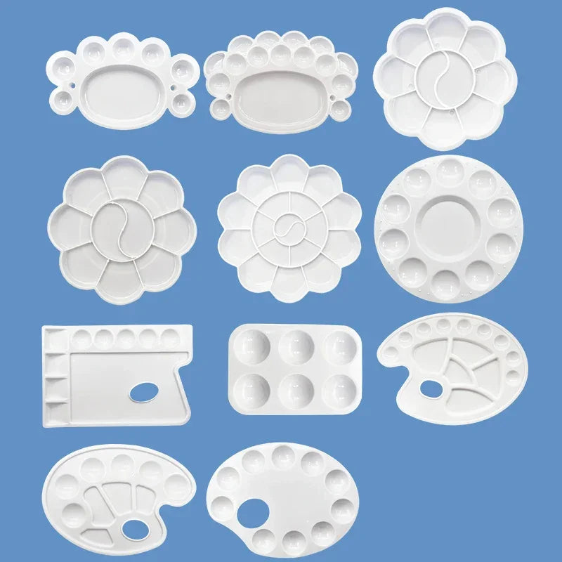 Buy The Best By Artsulli - Art is Long Life Short - 1PC Painting Palette Reusable Clean Easily Plastic Paint Tray Supplies Essential