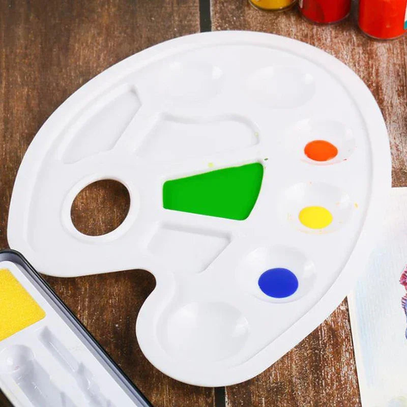 Buy The Best By Artsulli - Art is Long Life Short - 1PC Painting Palette Reusable Clean Easily Plastic Paint Tray Supplies Essential