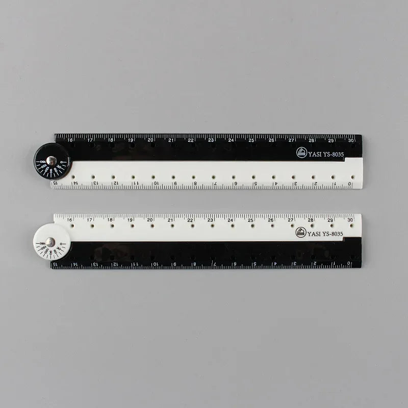 Buy The Best By Artsulli - Art is Long Life Short - 1pcs Folding ruler black and white simple graphic folding student learning supplies
