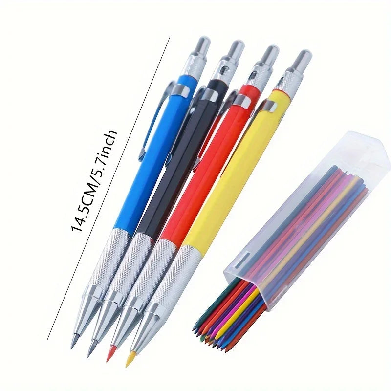 Buy The Best By Artsulli - Art is Long Life Short - 2.0MM Metal Mechanical Pencil Set with lead Drawing Design Automatic Special Student