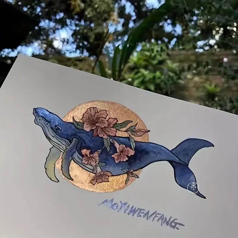 Buy The Best By Artsulli - Art is Long Life Short - 20/24/60/72-Color Metal Watercolor Painting Set New Portable Box With Sparkling Pearl