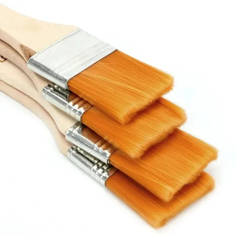 Buy The Best By Artsulli - Art is Long Life Short - 2Pcs Hair Painting Brushes Set Nylon Bristle Acrylic Oil Paint Brush Watercolor Drawing